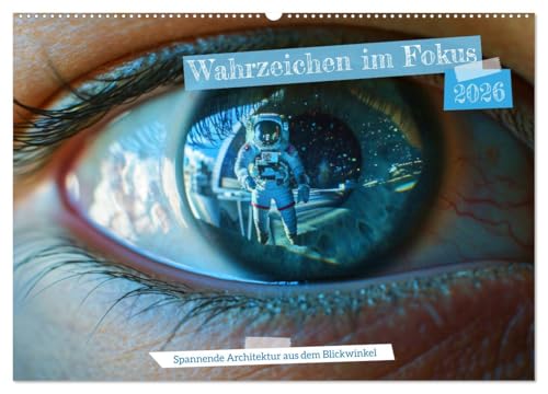 Wahrzeichen im Fokus - Spannende Architektur aus dem Blickwinkel (Wandkalender 2026 DIN A2 quer), CALVENDO Monatskalender