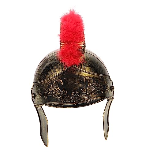 WATIIFUFU Römischer Helm Für Erwachsene Mittelalterliches Cosplay Kostüm Spartanischer Kriegerhelm Authentische Requisite Für Theater Und Karnevalspartys