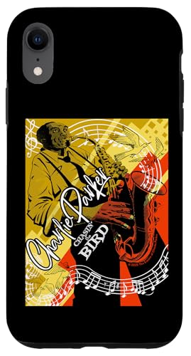 Charlie Parker Chasin' The Bird Musiknoten Illustration Hülle für iPhone XR