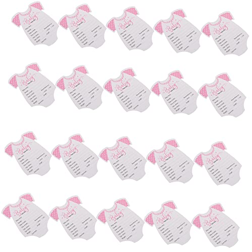 JOINPAYA 20 Stück Monat Aufkleber Neugeborenes geburtskarten babyratgeber Requisiten für Babyparty-Spiele Gastgeschenke für die Dusche Hochwertige selbstklebende Aufkleber Rosa