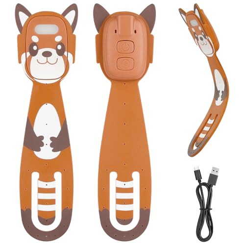 OSDUE LED Leselampe, 2 in 1 Lesezeichen Buch Licht, Leselicht, Kinder und Erwachsene Leseleuchte, Buchzubehör, Geschenk für Leser, Buchliebhaber, 3 Farbtemperaturen + 5 Helligkeitsstufen