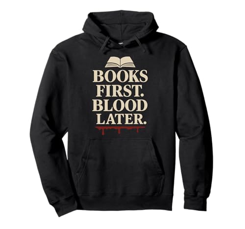 Vampire Fiction Bookish Romantic Fang Reader Literary Dark Pullover Hoodie