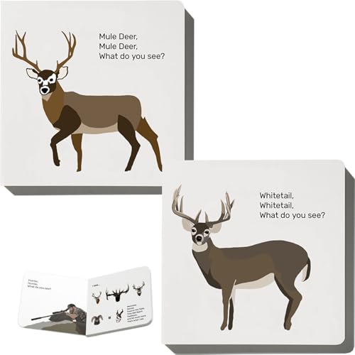 Maultierhirsch, Maultierhirsch, was siehst du? Interaktives Pappbilderbuch über Jagdausrüstung und Gewehrkaliber – Outdoor-Ratgeber für Anfänger und Familien (Combination)