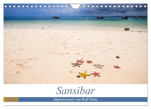 Sansibar - Impressionen von Rolf Dietz (Wandkalender 2026 DIN A4 quer), CALVENDO Monatskalender
