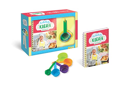 Kinderleicht kochen nach Bildern. Das clevere Koch-Set für Kinder ab 6 Jahren: Set mit 5 Messbechern und Rezeptbuch