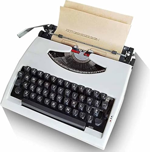YJYJY Schreibmaschine im Vintage-Stil, manuell, Metallverzierung, Bürobedarf, Briefumschlag, Briefumschlag, Notizen, Roman-Schreibumschlag