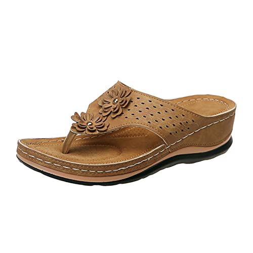 Support Clip Flops Bottomed With Arch T Damen Flip Sandalen Toe Open Bequeme Sandalen Flat Slider On Roman Slip Strap Damensandalen Powerlifting Schuhe Damen