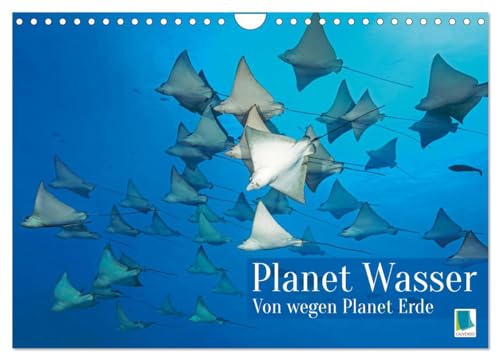 Planet Wasser: Von wegen Planet Erde (Wandkalender 2026 DIN A4 quer), CALVENDO Monatskalender: Über 70 Prozent des Planeten sind mit Wasser bedeckt: Warum also Planet Erde? (CALVENDO Orte)