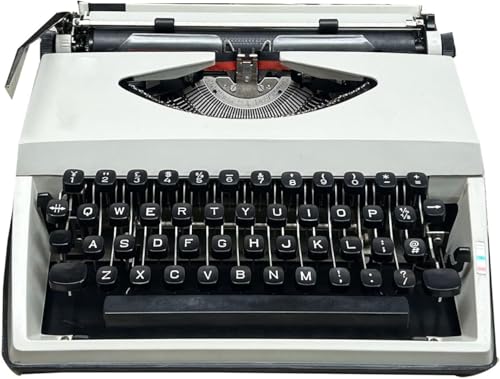 Manuelle Schreibmaschine Vintage Mechanisch Antik Klassischer Stil Große Schriftsteller Anfänger Briefumschlag Schreiben von Briefen Notizen Schreiben von Romanen