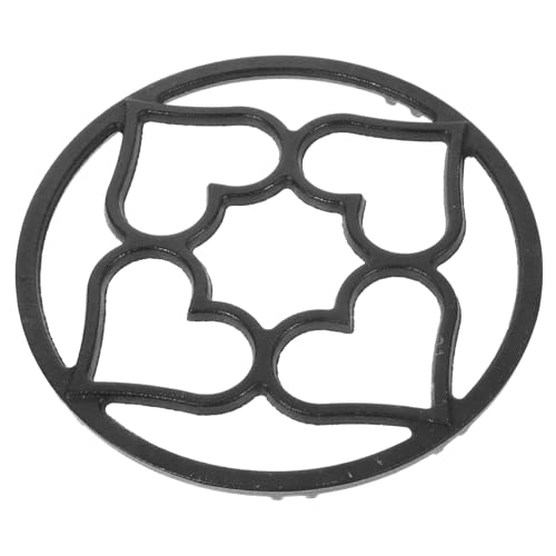 Beatifufu Gusseisen Wok Stützring Gasherd Herdplatte Topfträger Rutschfest Hitzebeständig für Kleine Töpfe Pfannen Küchenzubehör Robust Langlebig