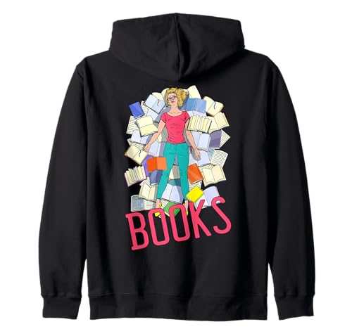 Literatur und die Liebe zum Buch Kapuzenjacke