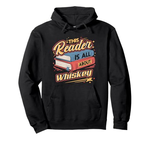 This Reader is All About Whiskey | Buch und Bourbon Humor Pullover Hoodie