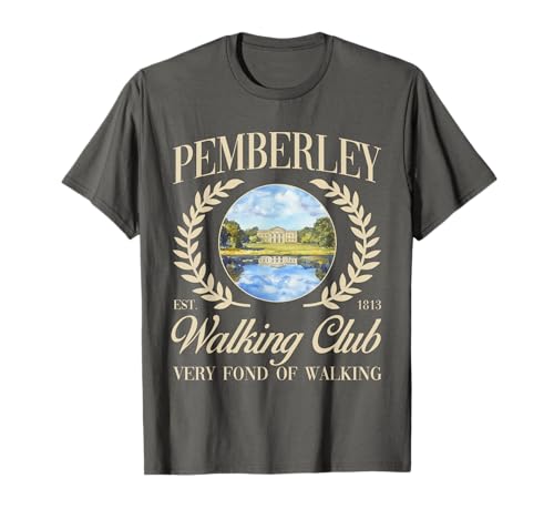 Jane Austen zum 250-jährigen Jubiläum des Pemberley Walking Club Regency T-Shirt