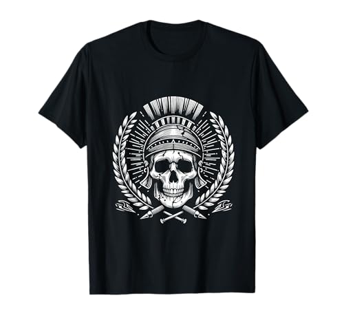 Römischer Schädel geknackt und Kampfschaden Gothic Emo Aesthetic T-Shirt