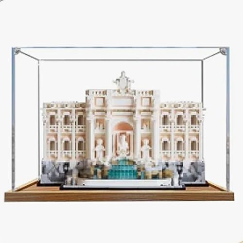 Acryl-Displaybox für Lego 21062 Roman Wunschbrunnen, transparente, staubdichte Displaybox, kompatibel mit Lego 21062 Modell (Modell nicht im Lieferumfang enthalten) (3 mm)