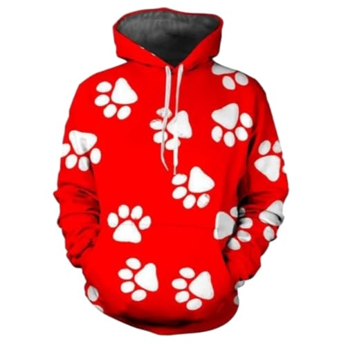BXUGY Kapuzenpullover Herren Jugend Hip Hop Vintage Streetwear 3D Digitales Drucken Trend Hoodies Mode Sport Casual Langärmeliges Sweatshirt AA-01 6XL