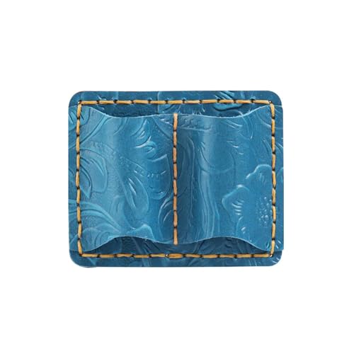 Beimus Leder Stift Clip Halter Notebook Stifthalter mit Clip Doppelloch Bleistifthalter für Notebook Planer Journal