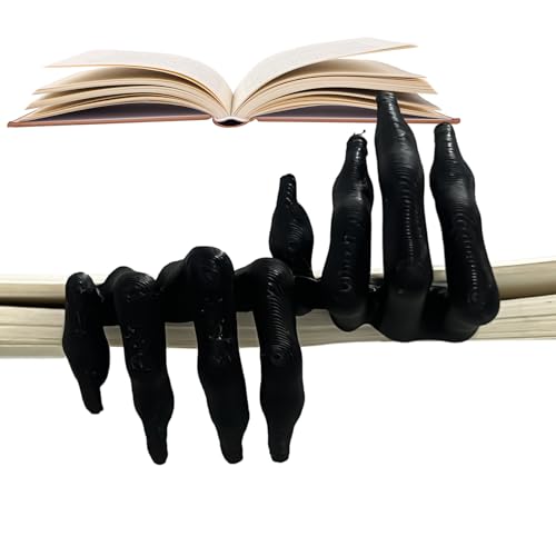 Gruselige Hände Lesezeichen, Bookish Horror Finger Seitenhalter, Lesezeichen zum Lesen für Frauen, Männer, Lehrer, Studenten, Ruhestand, Abschlussfeier, Geburtstag, Weihnachten, Bücherregal
