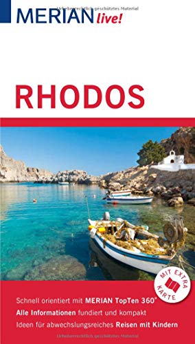 MERIAN live! Reiseführer Rhodos: Mit Extra-Karte zum Herausnehmen