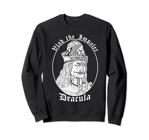 Vlad der Pfähler Dracula Okkulter Grungy Horror History Figur Sweatshirt