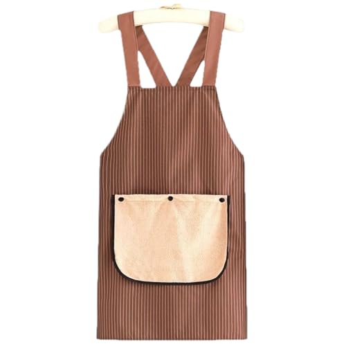 Schürze mit Handtuch | mit abnehmbarem Handtuch, wasserdichte Brusttasche | Apron für Bäcker und Köche in der Küche und Gastronomie,für Kochen, Backen, Reinigen, Unterrichten, Gartenarbeit, Grillen, G