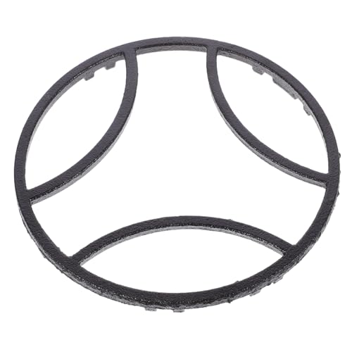 INOOMP Gusseisen Wokring für Gasherd Rutschfester Topfhalter Hitzebeständiger Herdständer Kompakt für Küche und Outdoor für Kleine Töpfe und Woks Geeignet