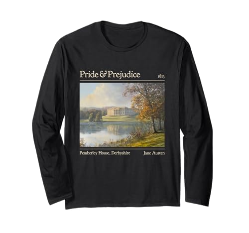 Stolz und Vorurteil zum 250-jährigen Jubiläum von Jane Austen Pemberley Langarmshirt