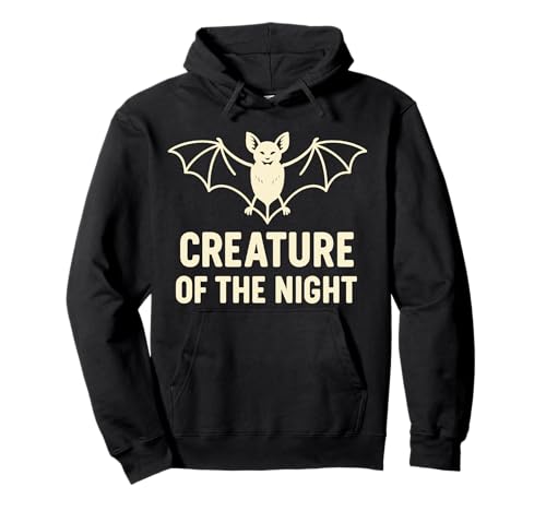 Lustiges Fledermaus-Motiv Kreatur der Nacht Pullover Hoodie