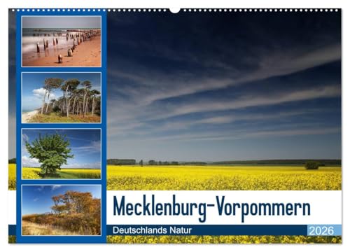 Mecklenburg-Vorpommern (Wandkalender 2026 DIN A2 quer), CALVENDO Monatskalender: Deutschlands Natur (CALVENDO Orte)