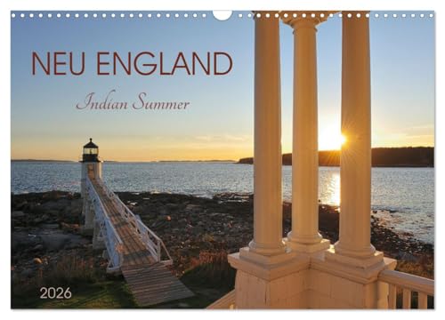 Neu England, Indian Summer (Wandkalender 2026 DIN A3 quer), CALVENDO Monatskalender