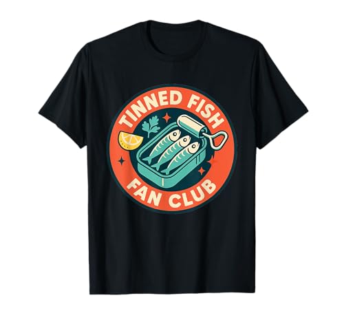 Sardinendose aus der Dose mit Fisch-Motiv, Retro-Design, ästhetisch T-Shirt