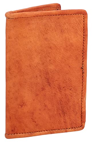Gusti Lederumschlag Leder - Gabrielle Pass Hülle Notizblock Hülle Vintage Braun Leder