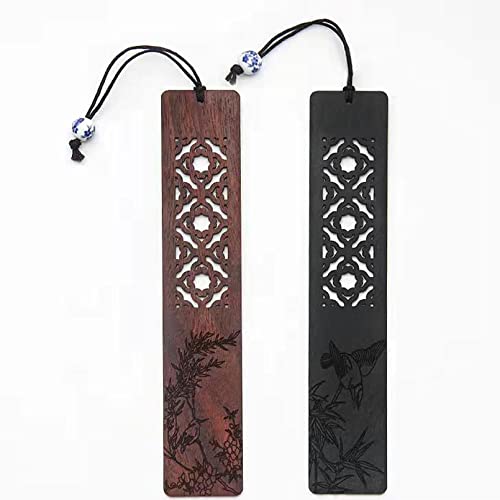 BGCYEGD Holz Lesezeichen,Handgemachte hölzerne Lesezeichen,praktische und kreative Geschenke,ist ein einzigartiges Geschenk für Lehrer, Schüler, Männer und Frauen. (2 Stück).