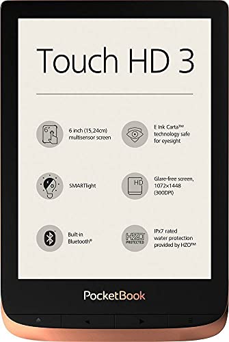 Pocketbook Touch HD 3 Kupfer eBook-Reader 6 Zoll IPX8 SMARTlight Touch eInk