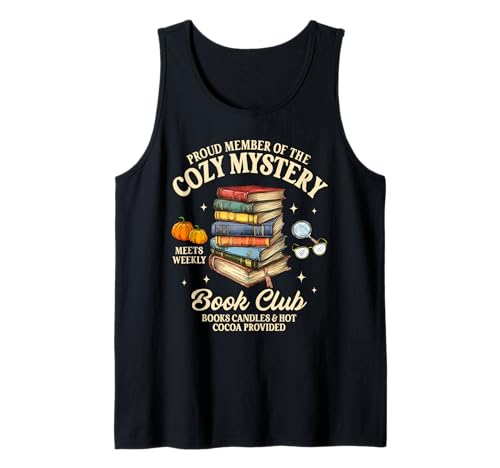 Mystery Book Reader Mitglied des Cozy Mystery Book Club Tank Top