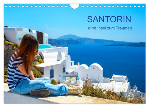 Santorin - eine Insel zum Träumen (Wandkalender 2026 DIN A4 quer), CALVENDO Monatskalender