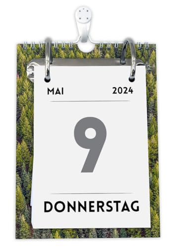 Kalender 2024 für das Jahr, Tageskalender: jeder Tag zählt - Tränenkalender, Abreisskalender 2024, Ein Tolles Geschenk für Männer und Frauen (Einfach)