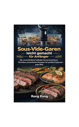 Sous-Vide-Garen leicht gemacht für Anfänger: Der unverzichtbare Leitfaden mit narrensicheren Techniken und einfachen Rezepten für perfekte Ergebnisse – jedes Mal!
