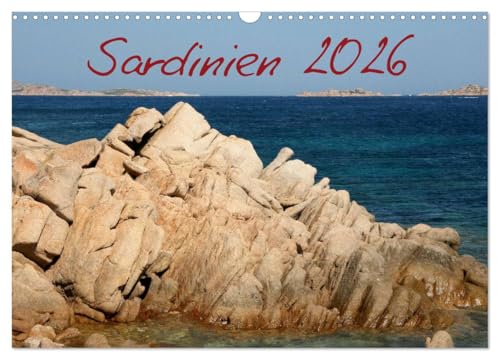 Sardinien 2026 (Wandkalender 2026 DIN A3 quer), CALVENDO Monatskalender: Ansichten der Mittelmeerinsel Sardinien (CALVENDO Orte)