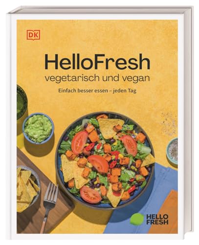 HelloFresh vegetarisch und vegan: Einfach besser essen - jeden Tag. Über 50 Rezepte für bunte Salate, herzhafte Burger, leckere Pasta und wärmende Eintöpfe