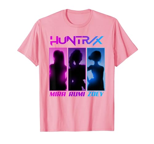 KPop Demon Hunters Huntrix Spotlights T-Shirt, Herren, Rosa, XL