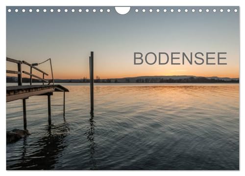 BODENSEE (Wandkalender 2026 DIN A4 quer), CALVENDO Monatskalender: STIMMUNGSVOLLE BILDER VOM BODENSEE (CALVENDO Natur)