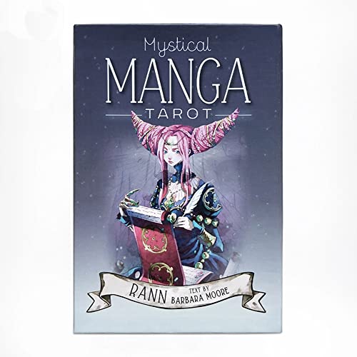 Generisch Mystische Manga-Tarot-Karten,Mystical Manga Tarot Cards,Tarot Deck,Card Game,Wahrsagerei