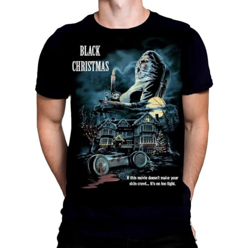 Black Christmas - Movie Art - T-Shirt - Horror Gore Terror Thriller Black XXL