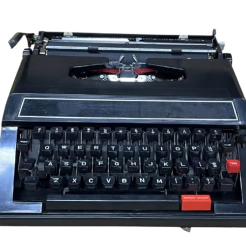 MRKU Vintage Schreibmaschine Arbeitsauftrag Klassisches Design Home Office Dekor Buchliebhaber Roman Umschlag