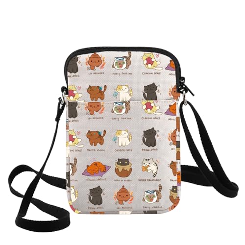 G2TUP Umhängetasche von Heroes of Olympus, inspiriert vom Film Percy, Geschenk für griechische Mythologie, Umhängetasche, magische Romane, Merch, Pe Cat Cb