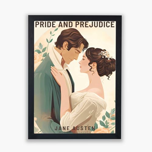Pride and Prejudice – Klassische Buchsammlung – Wandposter – Heimdekoration Kunst – Giclée-Druck – nur Druck – klein