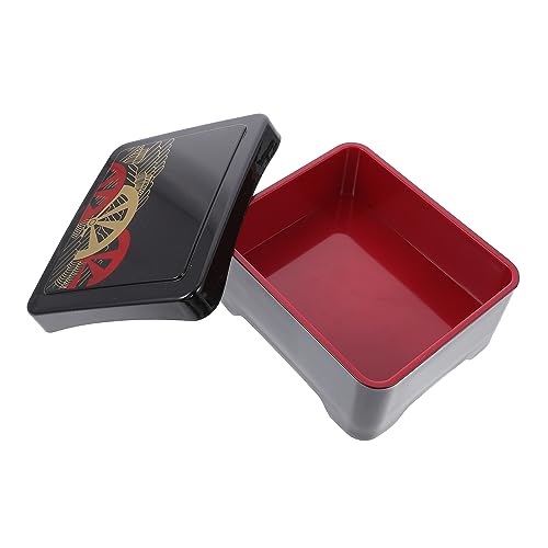 OFFSCH 1 Stück Karton Bento-box Kochen Obstschale Mit Deckel Japanisches Sushi-tablett Aufbewahrungsbehälter Für Lebensmittel -dip-behälter Behälter Mit Deckel Sushi-behälter Acryl