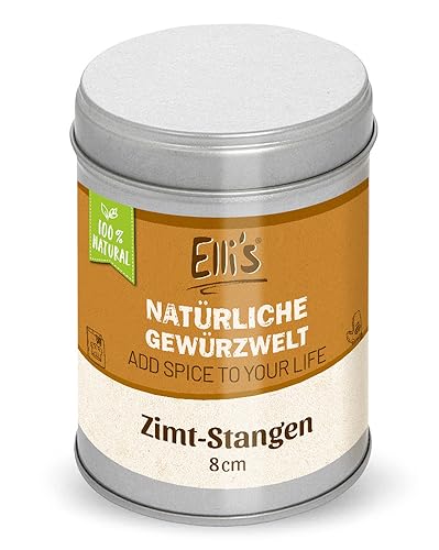Zimt-Stangen 8cm - Ellis Natürlichen Gewürze - 60 Gramm