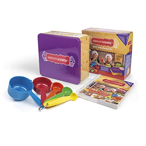 Kinderleichte Becherküche - BEST of Becherküche (Band 9): Back- und Kochbuch inkl. 5-teiliges Messbecher-Set & dekorativer Kekdsdose (Kinderleichte ... und Kochen für Kinder ab 3 Jahren, Band 9)